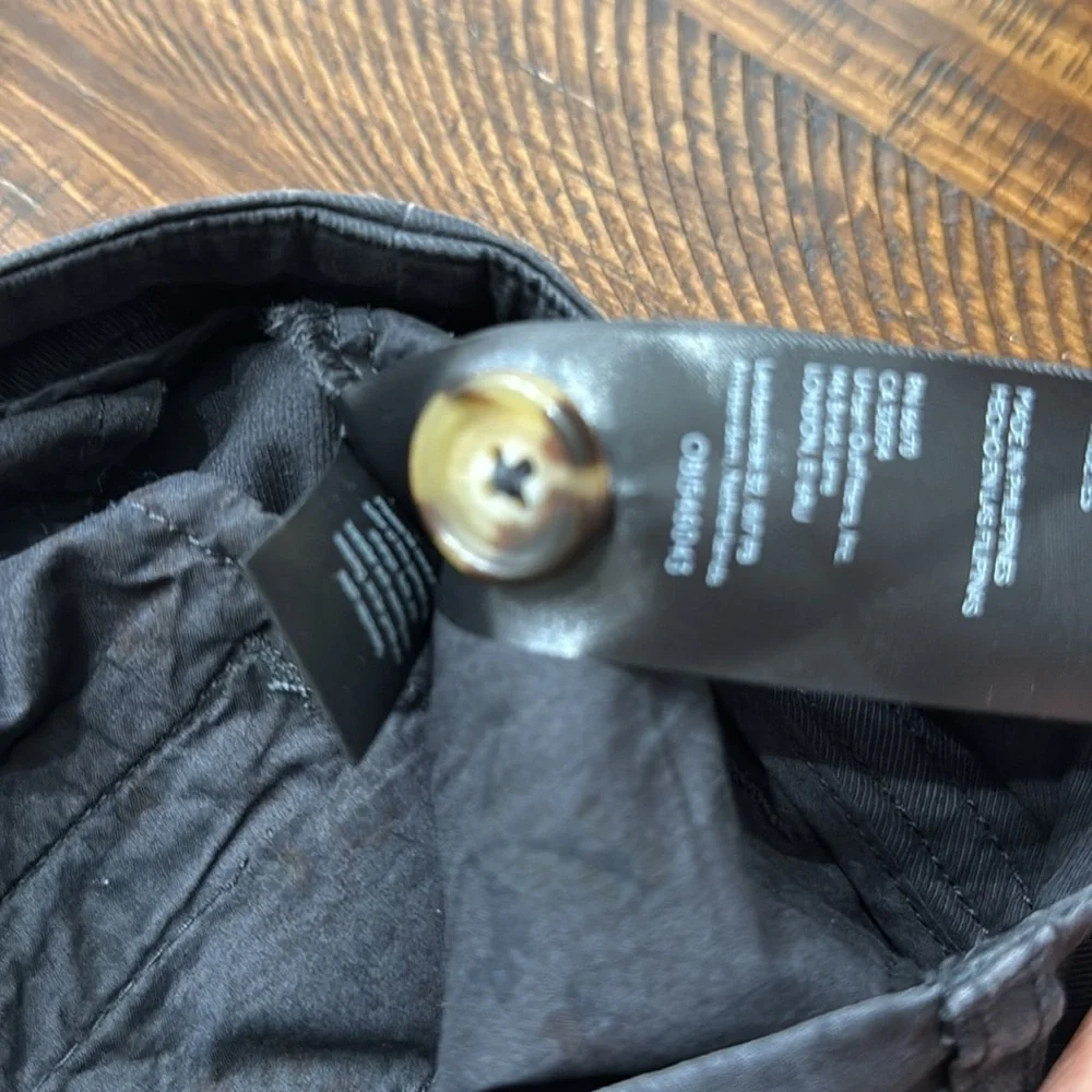 ANTHROPOLOGIE Wide-Leg Black Pants - Picture 8 of 8